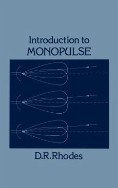 Introduction to Monopulse - Rhodes, Donald R
