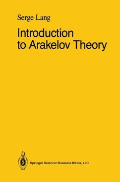 Introduction to Arakelov Theory - Lang, Serge
