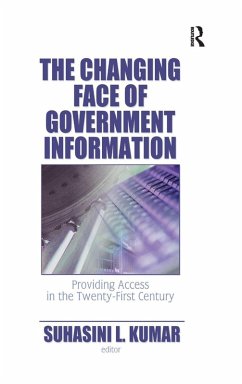 Cover The Changing Face of Government Information