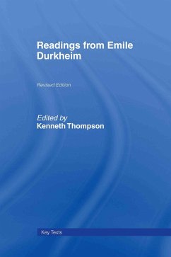 Readings from Emile Durkheim - Kenneth Thompson (ed.)
