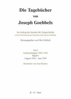 August 1938 - Juni 1939 - Goebbels, Joseph