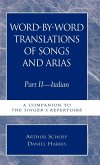 Word-by-Word Translations of Songs and Arias, Part II