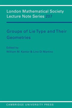 Groups of Lie Type and Their Geometries - Kantor, M. / Di Martino, Lino (eds.)