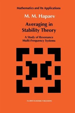 Averaging in Stability Theory - Hapaev, M. M.