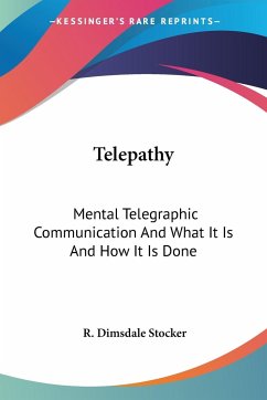 Telepathy - Stocker, R. Dimsdale