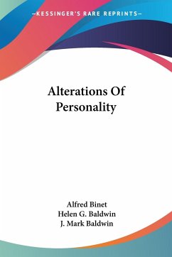 Alterations Of Personality - Binet, Alfred