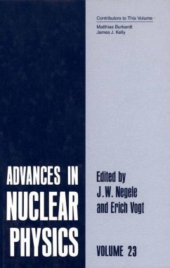 Advances in Nuclear Physics - Negele, J.W. / Vogt, Erich W. (Hgg.)