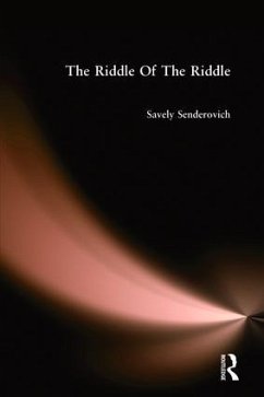 Riddle of the Riddle - Senderovich