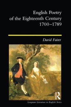 English Poetry of the Eighteenth Century, 1700-1789 - Fairer, David