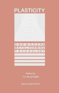 Plasticity and Modern Metal-Forming Technology - Blazynski, T.Z. (Hrsg.)