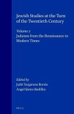 Jewish Studies at the Turn of the Twentieth Century