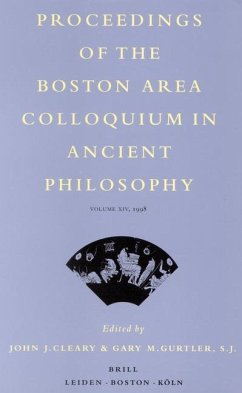 Proceedings of the Boston Area Colloquium in Ancient Philosophy: Volume XIV (1998)