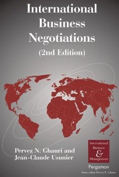 International Business Negotiations - Ghauri, Pervez N. / Usunier, Jean-Claude (eds.)