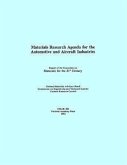Materials Research Agenda for the Automobile and Aircraft Industries