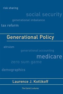 Generational Policy - Kotlikoff, Laurence J.