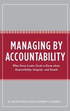 Managing by Accountability - Dealy, Milton; Thomas, Andrew