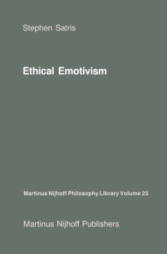Ethical Emotivism - Satris, S. A.