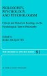 Philosophy, Psychology, and Psychologism - Bild 1