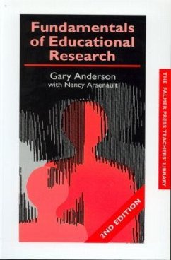 Fundamentals of Educational Research - Anderson, Garry; Arsenault, Nancy