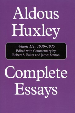 Complete Essays - Huxley, Aldous