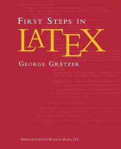 First Steps in Latex - Grätzer, George
