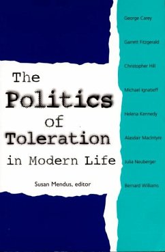 Cover The Politics of Toleration in Modern Life