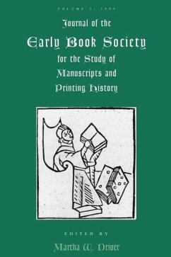 Cover Journal of the Early Book Society