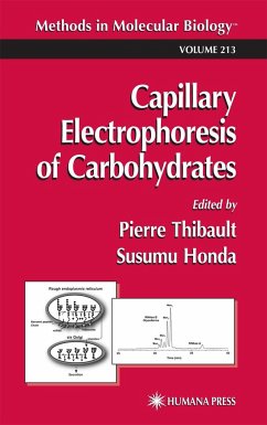 Capillary Electrophoresis of Carbohydrates - Thibault, P / Honda, S (eds.)
