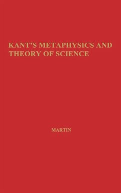 Cover Kant's Metaphysics and Theory of Science