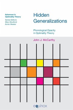 Hidden Generalizations - Mccarthy, John J.