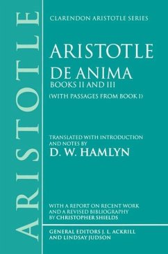de Anima - Aristotle; Hamlyn, D W