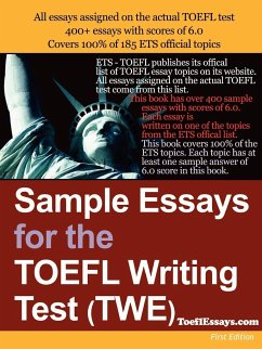 Sample Essays for the TOEFL Writing Test (Twe) - Anonymous