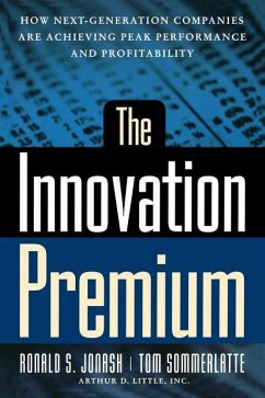 The Innovation Premium - Jonash, Ronald; Sommerlatte, Tom