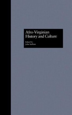 Afro-Virginian History and Culture - Saillant, John (ed.)