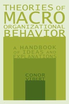 Theories of Macro-Organizational Behavior - Vibert, Conor