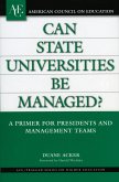 Can State Universities Be Managed?