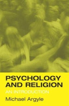 Psychology and Religion - Argyle, Michael