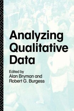 Analyzing Qualitative Data - Bryman, Alan / Burgess, Bob (eds.)
