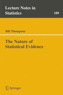 The Nature of Statistical Evidence - Thompson, Bill