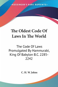 The Oldest Code Of Laws In The World