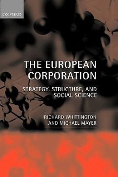 The European Corporation - Whittington, Richard; Mayer, Michael