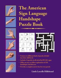 The American Sign Language Handshape Puzzle Book - Hillebrand, Linda Lascelle