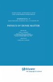 Physics of Dense Matter