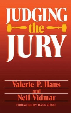 Judging the Jury - Hans, Valerie P; Vidmar, Neil