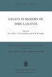 Essays in Memory of Imre Lakatos - Bild 1