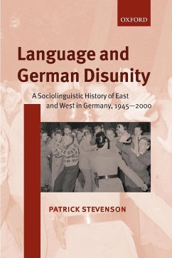 Language and German Disunity - Stevenson, Patrick; Stevenson, P.