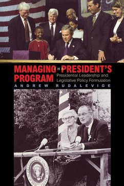 Managing the President's Program - Rudalevige, Andrew