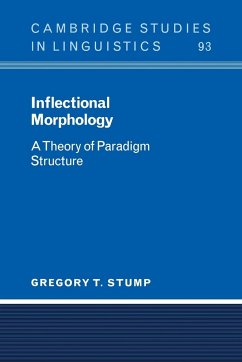 Inflectional Morphology - Stump, Gregory T.