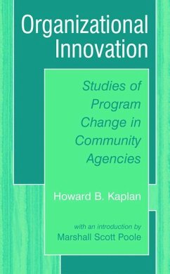 Organizational Innovation - Kaplan, Howard B.; Poole, Marshall Scott