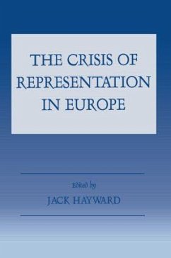 The Crisis of Representation in Europe - Hayward, Jack (ed.)